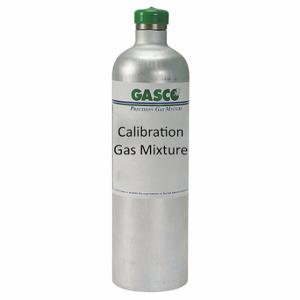 GASCO 34L-409X Calibration Gas, Hydrogen Sulfide/Methane/Nitrogen/Oxygen, 34 L Cylinder Capacity, Nist | CP6HFY 24VT04