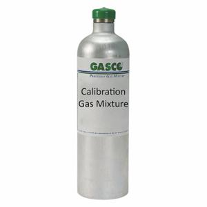 GASCO 34L-497BS-18 Calibration Gas, Carbon Monoxide/Hydrogen Sulfide/Nitrogen/Oxygen/Pentane, Nist, Nitrogen | CP6HFE 29YD45