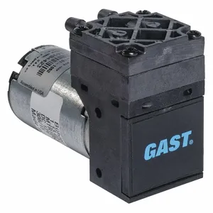 GAST 10D1125-101-1053 Compressor/Vacuum Pump, 1/125 HP, 24V, 14 Inch Hg Max. Vacuum | CH9WZT 33K758