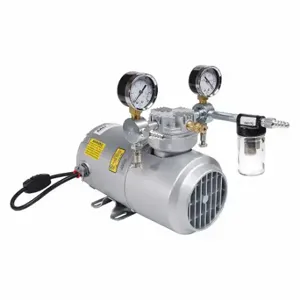 GAST 1HAB-25-M100X Piston Air Compressor, 0.166 hp, 1 Phase, 115VAC, 100 psi Max Continuous Pressure | CP6HRN 33K634