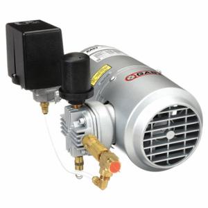 GAST 1LAA-32-M100X Piston Air Compressor, 0.166 hp, 1 Phase, 115VAC, 50 psi Max Continuous Pressure | CP6HRP 33K632