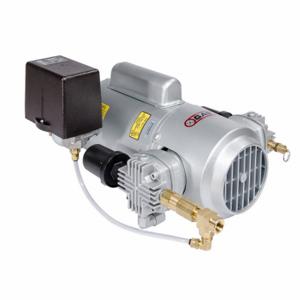 GAST 3LBA-32-M300AX Piston Air Compressor, 0.333 hp, 1 Phase, 115VAC, 50 psi Max Continuous Pressure, 3 cfm | CP6HRT 33K782