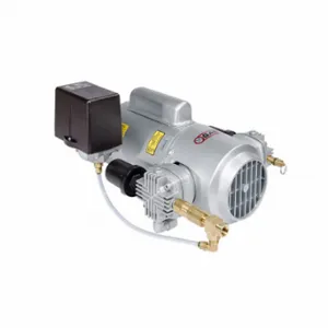 GAST 4LCB-21-M450X Piston Air Compressor, 0.5 hp, 1 Phase, 115/230V, 50 psi Max Continuous Pressure, 4.1 cfm | CP6HRZ 33K777