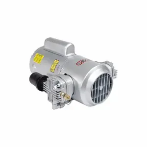 GAST 5LCA-10-M550NGX Piston Air Compressor, 0.75 hp, 1 Phase, 115VAC, 50 psi Max Continuous Pressure, 5.85 cfm | CP6HTE 33K778