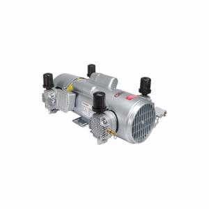 GAST 7HDD-10-M853 Piston Air Compressor, 2 hp, 3/8 Inch Size Outlet, 2 hp, 3 Phase, 230/460VAC, 9.1 cfm | CP6HTP 33K762