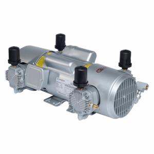 GAST 7LDE-16-M750X Piston Air Compressor, 1.5 hp, 1 Phase, 115/208-230VAC, 40 psi Max Continuous Pressure | CP6HTK 33K759
