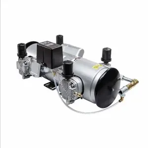 GAST 7LDE-46S-M750X Tankless Piston Air Compressor, 1.5 hp, 1 Phase, 115V AC/130-208V AC, 10.5 cfm | CN2RQN 7LDE-246S-M750X / 3HDG9