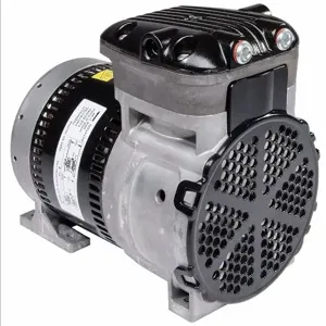 GAST 86R130-101-N270X Rocking Piston Compressor Vacuum Pump, 0.25 hp, 115/230V AC, 26.2 Inch Hg Max Vacuum | CN2TMQ 0211-143-G8CX / 4Z334