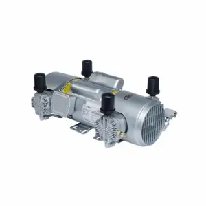 GAST 8HDM-10-M853 Piston Air Compressor, 2 hp, 1 Phase, 220 to 240V/380 to 440V/230/460V, 9.1 cfm 11 cfm | CP6HTN 33K760