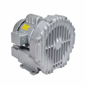 GAST R4110-2 Regenerative Blower, 1 Hp, 52 Inch Hg Max Op Pressure, 484 Inch Hg Max Vacuum | CP6HUD 33K816