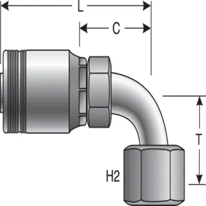 GATES 734102475 Hose Coupling, 1.5 Inch I.D, 8.48 Inch Length, 5.209 Inch Cutoff Size | AM8UWU