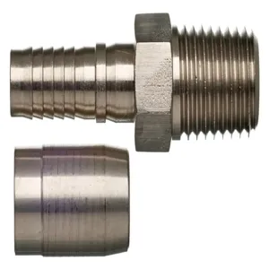 GATES 775300065 Hose Coupling, 0.626 Inch I.D, 2.21 Inch Length, 1.44 Inch Cutoff Size | AK3VRM