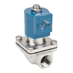 GC VALVES NS201YF02C7DG4 Potable Water Solenoid Valve, 2-Port, 2-Position, N.C., 316 Stainless Steel Body | CV6XUE