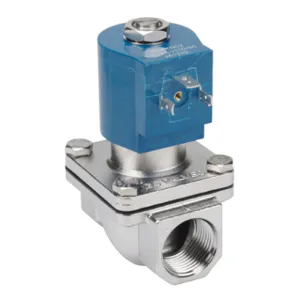 GC VALVES NS201YF02C7EG5 Potable Water Solenoid Valve, 2-Port, 2-Position, N.C., 316 Stainless Steel Body | CV6XUF