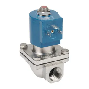 GC VALVES NS201YF16C7DG4 Potable Water Solenoid Valve, 2-Port, 2-Position, N.C., 316 Stainless Steel Body | CV6XUM