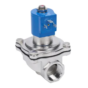 GC VALVES NS201YF16C7FG9 Potable Water Solenoid Valve, 2-Port, 2-Position, N.C., 316 Stainless Steel Body | CV6XUP