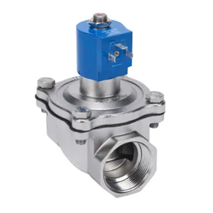 GC VALVES NS201YF16C7HJ2 Potable Water Solenoid Valve, 2-Port, 2-Position, N.C., 316 Stainless Steel Body | CV6XUR