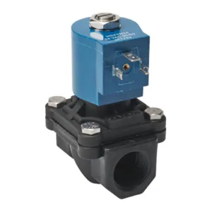 GC VALVES NS201YF24CPEG5 Potable Water Solenoid Valve, 2-Port, 2-Position, N.C., Nylon 6 Body | CV6XVA