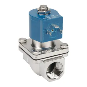 GC VALVES NS211YF02C7EG5 Potable Water Solenoid Valve, 2-Port, 2-Position, N.C., 316 Stainless Steel Body | CV6XVC