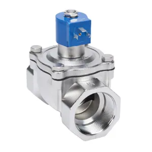 GC VALVES NS211YF02C7JJ2 Potable Water Solenoid Valve, 2-Port, 2-Position, N.C., 316 Stainless Steel Body | CV6XVG