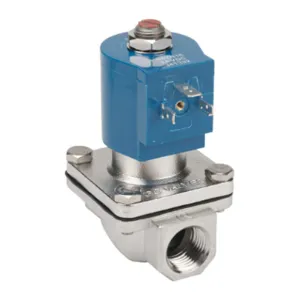 GC VALVES NS211YF16C7DG4 Potable Water Solenoid Valve, 2-Port, 2-Position, N.C., 316 Stainless Steel Body | CV6XVK