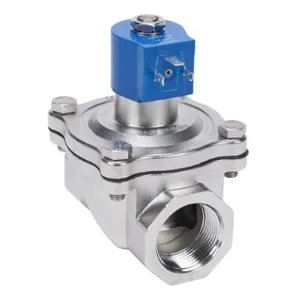 GC VALVES NS211YF16C7GJ2 Potable Water Solenoid Valve, 2-Port, 2-Position, N.C., 316 Stainless Steel Body | CV6XVN