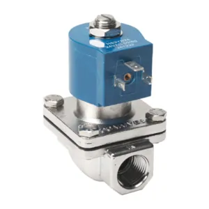 GC VALVES NS211YF24C7DG4 Potable Water Solenoid Valve, 2-Port, 2-Position, N.C., 316 Stainless Steel Body | CV6XVV