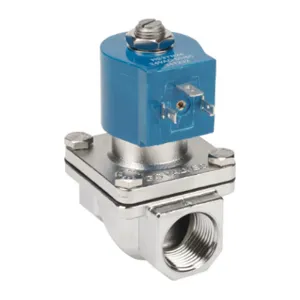 GC VALVES NS211YF24C7EG5 Potable Water Solenoid Valve, 2-Port, 2-Position, N.C., 316 Stainless Steel Body | CV6XVW