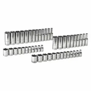 GEARWRENCH 80314D Standard And Deep Socket Set, 47 PK | CP6JNJ 41XG35