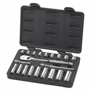 GEARWRENCH 80557 Sae Socket Set, 21 Pc, 3/8In Drive | CP6JNR 41XJ67