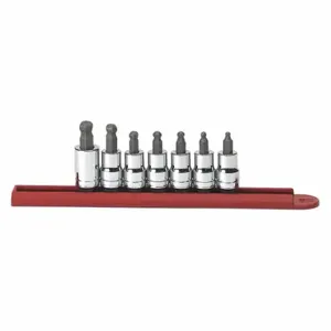 GEARWRENCH 80586 Sae Ball Hex Bit Socket Set, 7 Pc | CP6JML 41XJ84