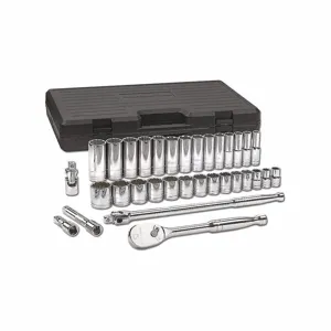 GEARWRENCH 80714D Socket Set, Std/ Sae, 1/2 Inch Drive, 12 Point | CP6JLA 32RX50