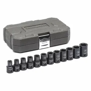 GEARWRENCH 84930N Metric Impact Socket Set, 1/2 Inch Size | CP6JMG 58LD62