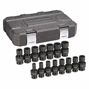 GEARWRENCH 84939N Metric Impact Socket Set, 1/2 Inch Size | CP6JME 58LD69