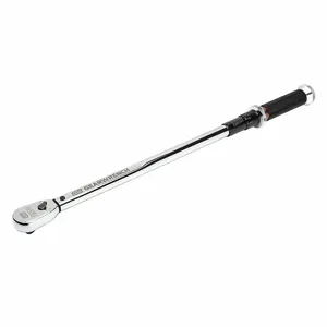 GEARWRENCH 85181 Micrometer Torque Wrench, Foot-Pound/Newton-Meter, 1/2 Inch Drive Size | CP6JGU 644D41