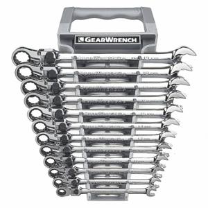 GEARWRENCH 85698 Combination RatchetingWrench, 12pc, Metric | CP6JDU 41YD07