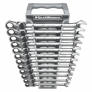 GEARWRENCH 85698 Combination RatchetingWrench, 12pc, Metric | CP6JDU 41YD07