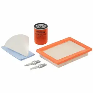 GENERAC 6483 Maintenance Kit, 530cc Kit, Spark plugS/Air Filter/Chamois./Oil Filter/Oil Funnel | CP6KNE 61HZ96