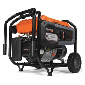 GENERAC 7683 Portable Generator, Conventional Technology, Gasoline Fuel, 6500W | CH6MRD 493T13