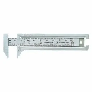 GENERAL TOOLS & INSTRUMENTS LLC 132ME Pocket Slide Caliper, 0 Inch To 4 Inch Range, +/-0.001 Inch Accuracy | CV4NQL 54GX51