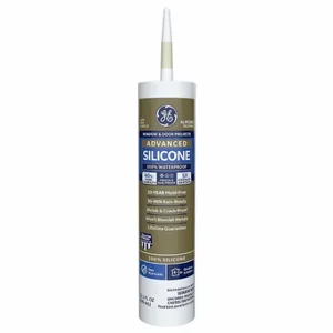 GENERAL ELECTRIC 2813667 Silicone Sealant, Advanced Silicone, Almond, 10 Oz, Cartridge | CP6JTL 22N762