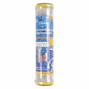 GENERAL ELECTRIC FXULC Filter Cartridge, 0.5 micron, 0.6 GPM, 9 7/8 Inch Overall Height, 2 3/8 Inch Dia | CR3BHR 41JP73