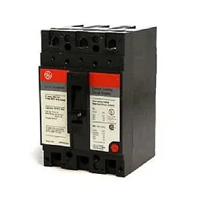 GENERAL ELECTRIC TEL136050WL Molded Case Circuit Breaker, 65kAIC@480V, 125A, 3 Pole | CE6KEE