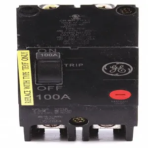 GENERAL ELECTRIC TEYF2100 Circuit Breaker 100A 2P 277/480V Lug TEY | AH3HWL 32HZ89