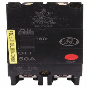 GENERAL ELECTRIC TEYF250 Circuit Breaker 50a 2p 277/480vac 18ka | AG2VKJ 32HZ84