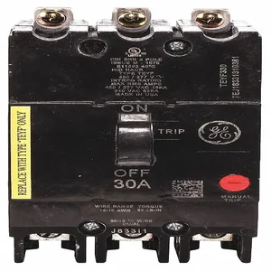 GENERAL ELECTRIC TEYF330 Circuit Breaker 30a 3p 277/480vac 18ka | AG2VKT 32HZ93