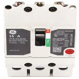 GENERAL ELECTRIC TEYL3015B Circuit Breaker 15a 3p 277/480vac 65ka | AG2VJA 32HZ53