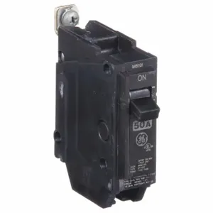 GENERAL ELECTRIC THQB1150 Miniature Circuit Breaker, 50A, 1 Pole, 120 / 240VAC, 10kAIC | CE6KHA