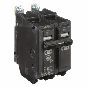 GENERAL ELECTRIC THQB2145 Molded Case Circuit Breaker, 45A, 2P, Bolt-On Style | CE6KHU