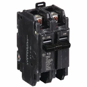 GENERAL ELECTRIC THQC2115WL Molded Case Circuit Breaker, 15A, 120 / 240V, 10kAIC at 240V | CE6KJM